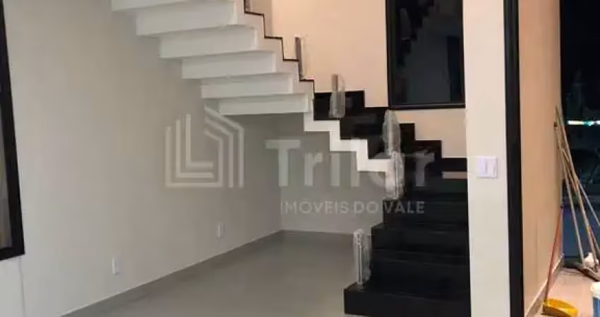 Maravilhoso sobrado em condomínio fechado em caçapava com 3 suítes e piscina e churrasqueira e 4 vagas garagem