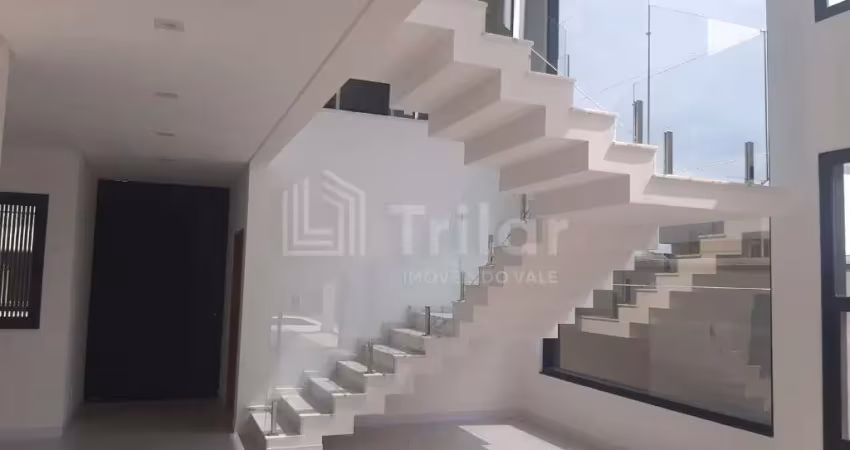 Majestoso sobrado de arquitetura moderna em condomínio fechado do lado do shopping colinas!