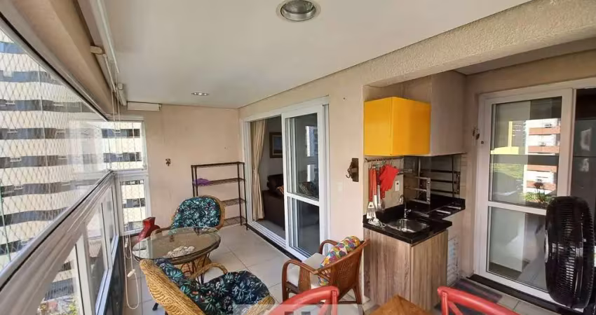 Apartamento com sacada gourmet, 3 dormitórios sendo 1 suíte, lazer completo no condomínio, pitangueiras-guarujá/sp