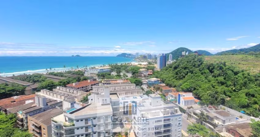 Apartamento alto padrão com sacada gourmet e vista mar, 3 dormitórios sendo 1 suítes, lazer completo no condomínio, lado praia da Enseada-Guarujá/SP.
