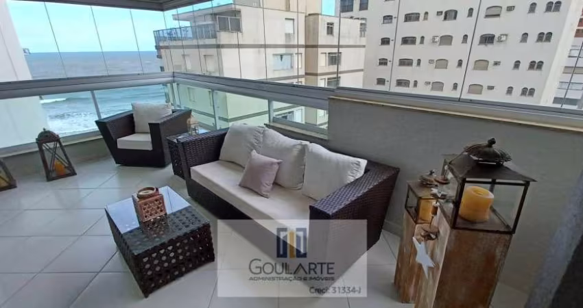 Apartamento com lazer completo na praia da Astúrias-Guarujá/SP.