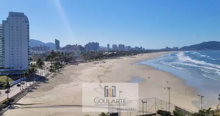 Apartamento alto padrão frente mar, 3 dormitórios climatizados sendo 2 suítes, lazer completo no condomínio - pitangueiras-guarujá/sp.