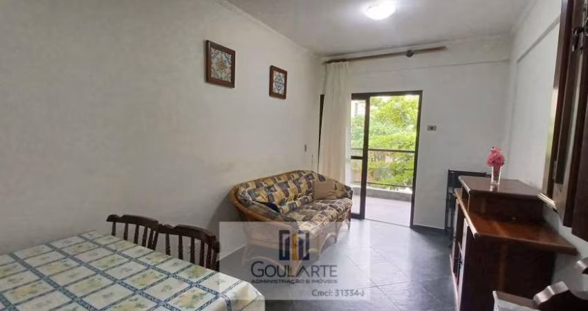 Apartamento com acesso a sacada, 2 dormitórios sendo 1 suíte, lado praia - Enseada-Guarujá/SP.