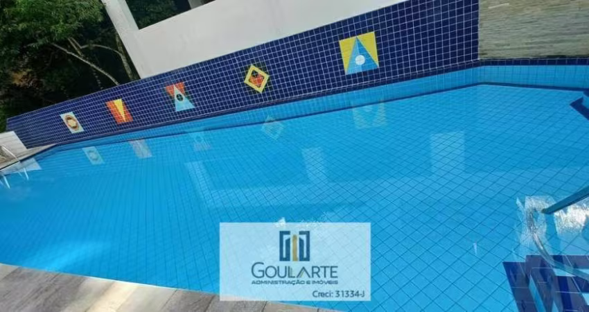 Apartamento cobertura duplex com lazer no condomínio na praia da Pitangueiras-Guarujá/SP.