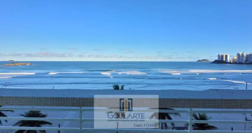 Apartamento alto padrão frente mar, 2 dormitorios sendo 1 suíte,* vista total mar* - pitangueiras-guarujá/sp.