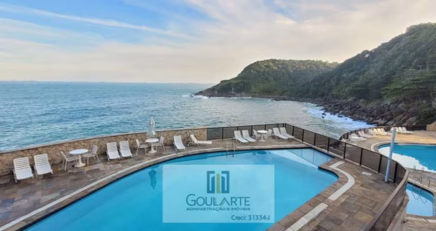 Apartamento alto padrão com sacada envidraçada frente mar, 3 dormitórios sendo 2 suítes, lazer completo no condomínio, *vista total mar*, lado praia - ENSEADA - Guarujá/SP
