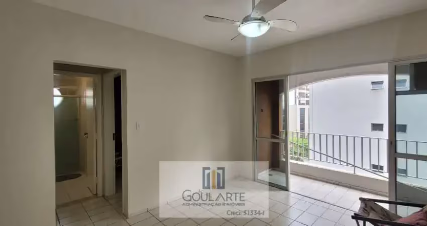 Apartamento com 1 dormitório amplo, á menos de 400 metros do mar - PITANGUEIRAS-Guarujá/SP.