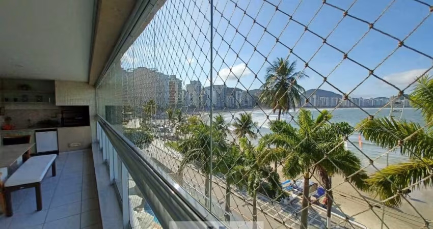 Apartamento Alto Padrão frente mar, 3 dormitórios sendo 1 suíte, lazer completo no condomínio, ASTÚRIAS-Guarujá/SP