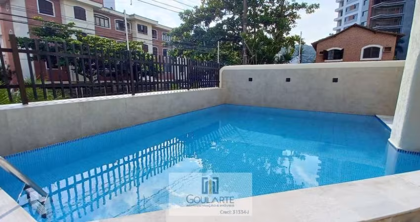 Apartamento alto padrão com acesso a sacada, 2 dormitórios sendo 1 suíte, lazer no condomínio, lado praia - ENSEADA - Guarujá/SP.