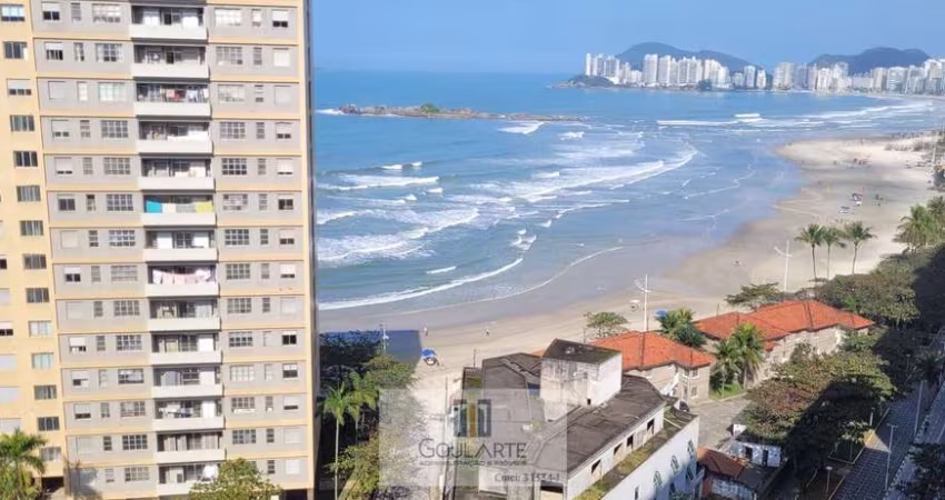 Apartamento Alto Padrão frente mar,  3 suítes climatizadas, lazer no condomínio, *vista mar* na praia da Pitangueiras-Guarujá/SP