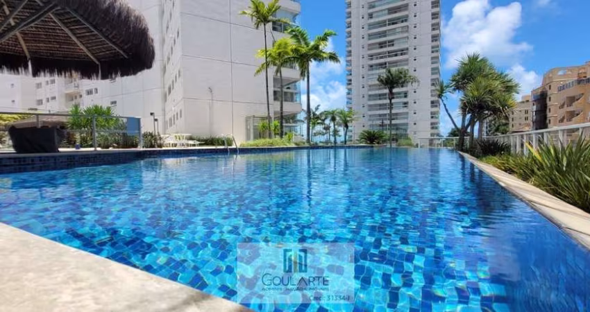 Apartamento com sacada gourmet e vista do mar, 3 dormitórios sendo 1 suíte, lazer completo no condomínio, lado praia Enseada-Guarujá/SP.