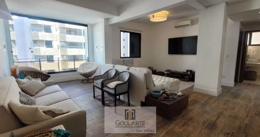Apartamento alto padrão com 2 dormitórios sendo 1 suíte, na praia da PITANGUEIRAS-Guarujá/SP.