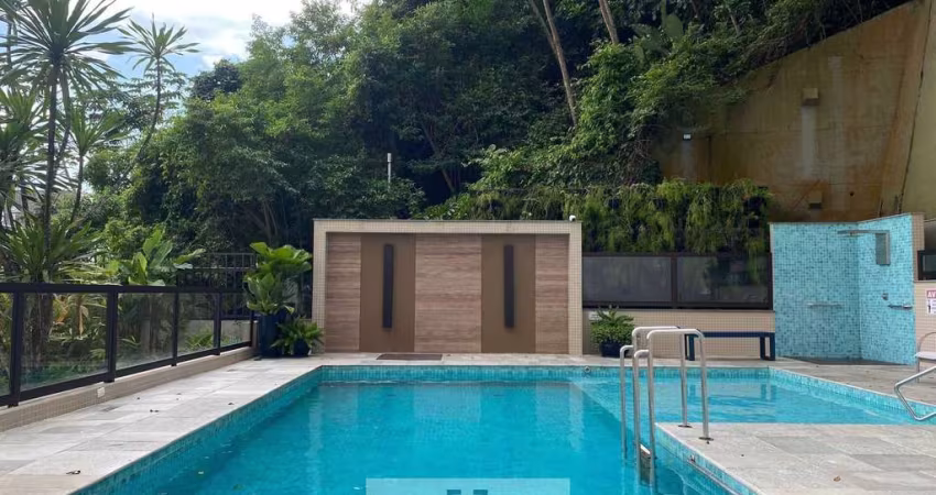 Apartamento vista mata/mar, 3 dormitórios sendo 1 suíte, lazer no condomínio - PITANGUEIRAS-Guarujá/SP.