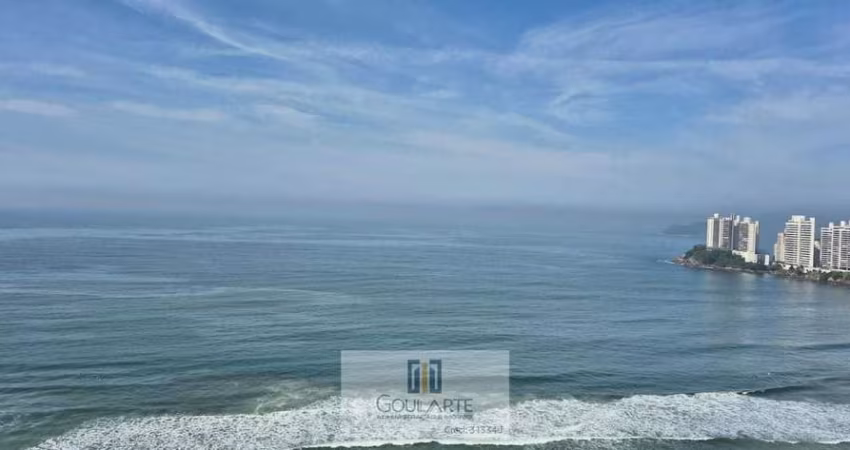 ﻿Apartamento em condomínio frente mar, vista total mar de todos ambientes, 4 suítes climatizadas, PITANGUEIRAS- Guarujá/SP.