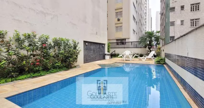 Apartamento alto padrão com acesso a sacada, 2 dormitórios sendo 1 suíte, lazer no condomínio - pitangueiras - guarujá/sp