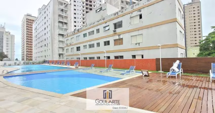 Apartamento alto padrão com acesso a sacada, 3 dormitórios sendo 1 suíte, lazer completo no condomínio - astúrias-guarujá/sp