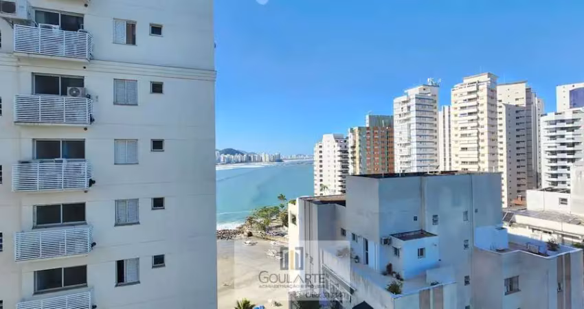 Apartamento alto padrão com acesso a sacada gourmet, 3 suítes climatizadas e lazer completo no condomínio, na praia das asturias-guarujá/sp