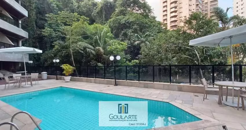 Apartamento com acesso a sacada vista área verde, 3 dormitórios sendo 1 suíte, lazer completo no condomínio - pitangueiras - guarujá/sp
