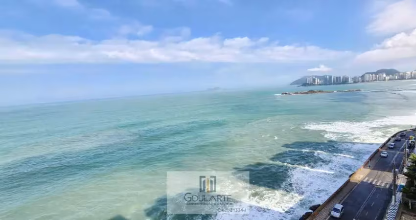 Apartamento alto padrão com sacada ampla e vista para o mar, 3 suítes sendo 1 com acesso a sacada + 1  dormitório de serviço, lazer no condomínio, pitangueiras - guarujá/sp.