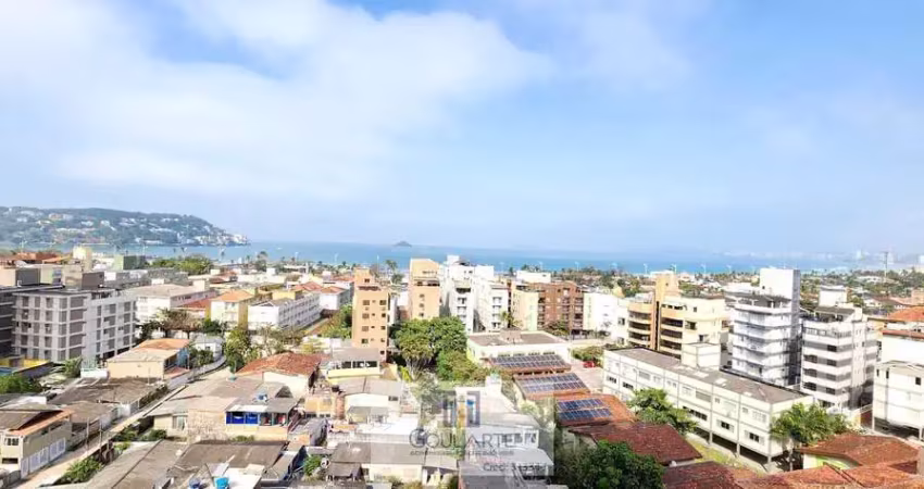 Apartamento alto padrão com acesso a sacada gourmet e vista lateral do mar, 2 dormitórios climatizados sendo 1 suíte, lazer no condomínio - enseada -guarujá/sp.