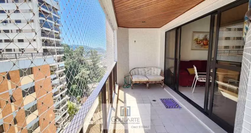 Apartamento alto padrão com acesso a sacada compartilhada com suíte, 3 dormitórios sendo 1 suíte climatizada, na praia das pitangueiras-guarujá/sp