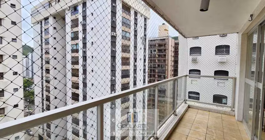 Apartamento com 3 dormitórios sendo 2 suítes e 1 dormitório reversível, lazer no condomínio na praia da pitangueiras-guarujá/sp