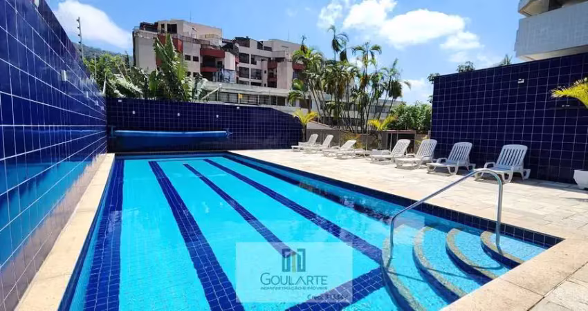 Apartamento alto padrão com acesso a sacada conjugada vista mar, 3 dormitórios sendo 2 suítes climatizadas, lazer completo no condomínio e vista mar na praia da enseada -guarujá/sp.
