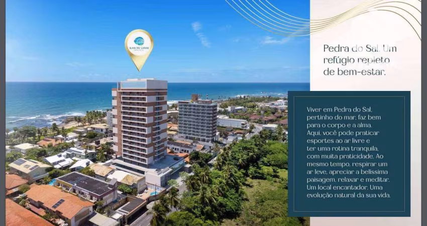 Lanai Pedra do Sal - Apartamento com 1 dormitório à venda, 40 m² por R$ 412.571 - Itapuã - Salvador/BA