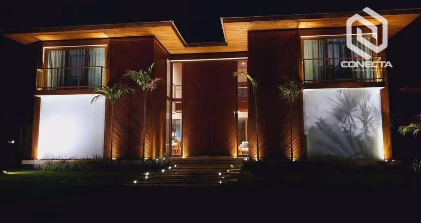 Casa com 6 dormitórios à venda, 420 m² por R$ 4.950.000,00 - Praia do Forte. - Mata de São João/BA
