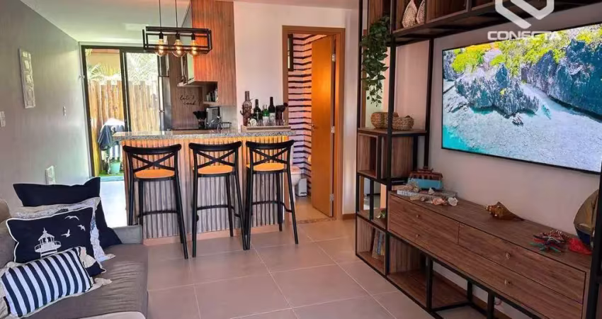Village com 2 dormitórios à venda, 70 m² por r$ 800.000,00 - itacimirim - camaçari/ba