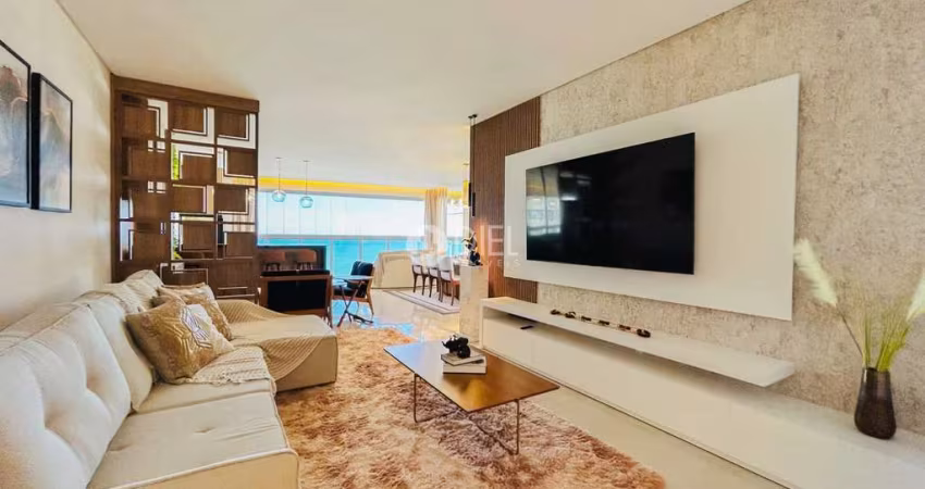 Ótima vista para o mar e mobiliado com 4 suÍtes!, Meia Praia, Itapema - SC
