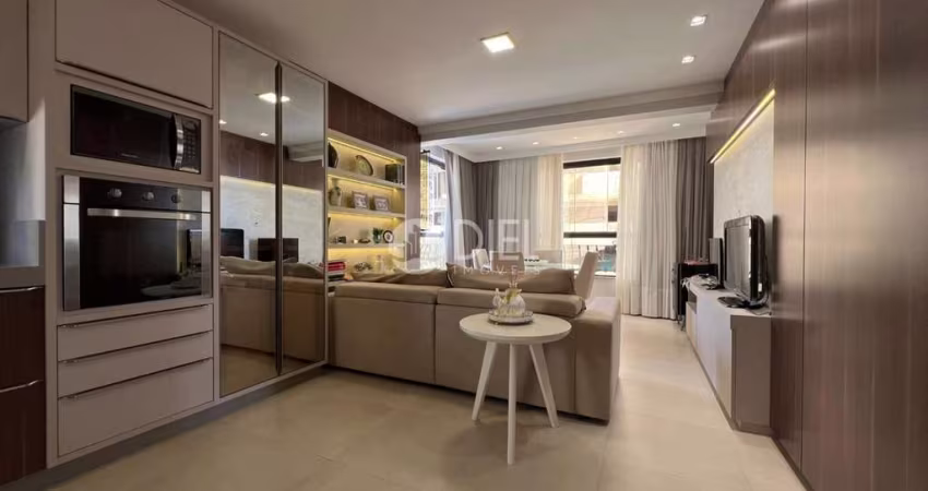 Apartamento mobiliado com 2 suÍtes e 1 vaga, Pereque, Porto Belo - SC