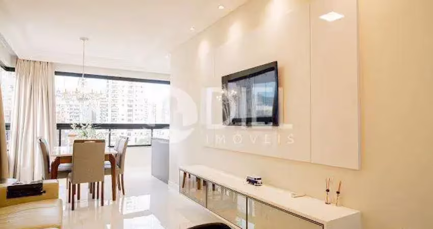 Apto mobiliado com 3 suítes e 2 vagas - quadra mar, meia praia, itapema - sc