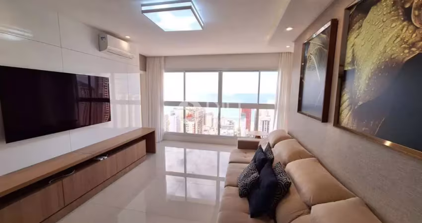 Apto mobiliado com 3 suítes e 2 vagas em balneário, centro, balneário camboriú - sc
