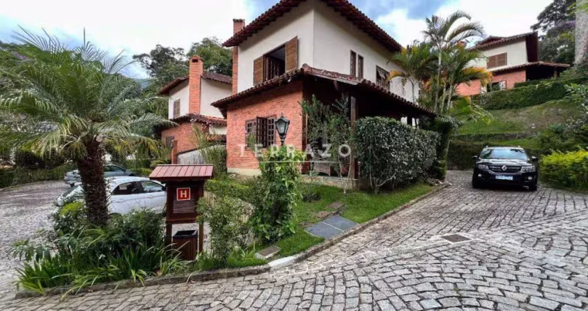 Casa em condomínio 3 quartos sendo 1 suíte, 155m², quebra frascos - teresópolis/rj