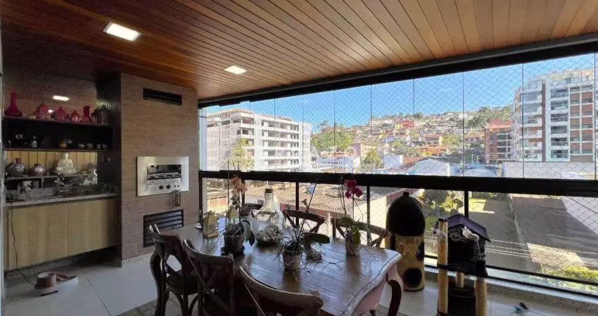 Apartamento à venda, 4 quartos, 4 suítes, 3 vagas, agriões - teresópolis/rj