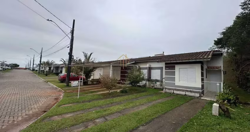 Casa exclusiva de esquina com 2 dormitórios no condomínio terra nova