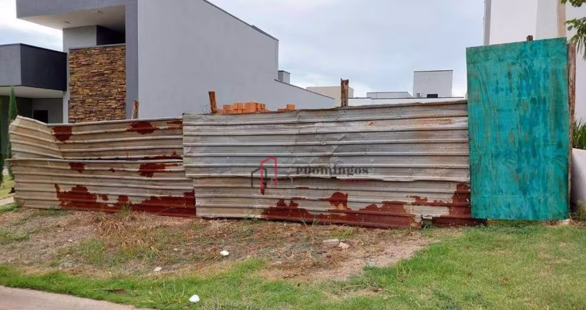 LOTE PLANO - COM PROJETO APROVADO E INICIADO -  CONDOMÍNIO RESIDENCIAL CLUB PORTINARI - PAULÍNIA
