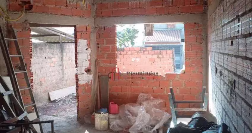 Terreno com construção em andamento - jardim interlagos - hortolândia