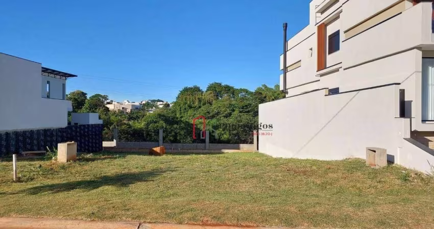 TERRENO COM DECLIVE - FUNDOS COM A MATA - CONDOMÍNIO RESIDENCIAL SANTORINI - PAULÍNIA