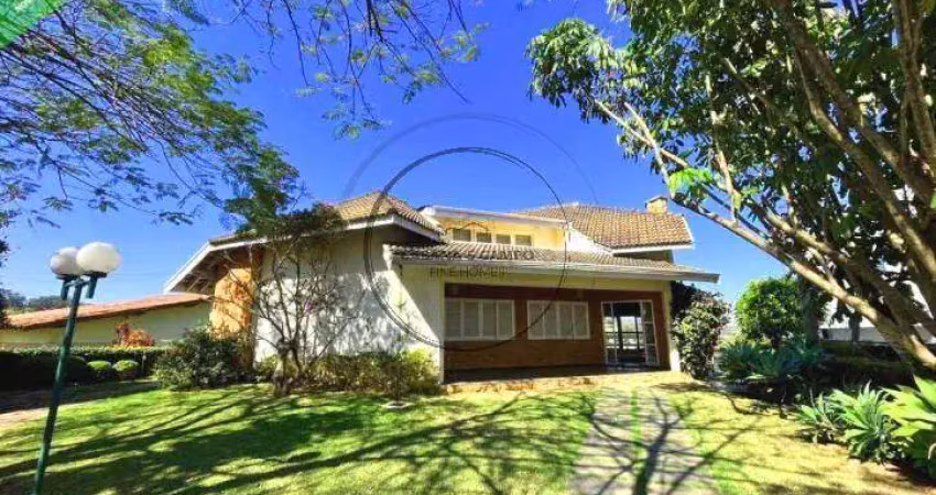 Espetacular casa com 6 quartos à venda no condomínio marambaia, vinhedo-sp