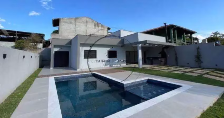 Casa à venda em atibaia-sp, portão: 3 quartos, 1 suíte, 1 sala, 2 banheiros, 4 vagas, 170m² de área