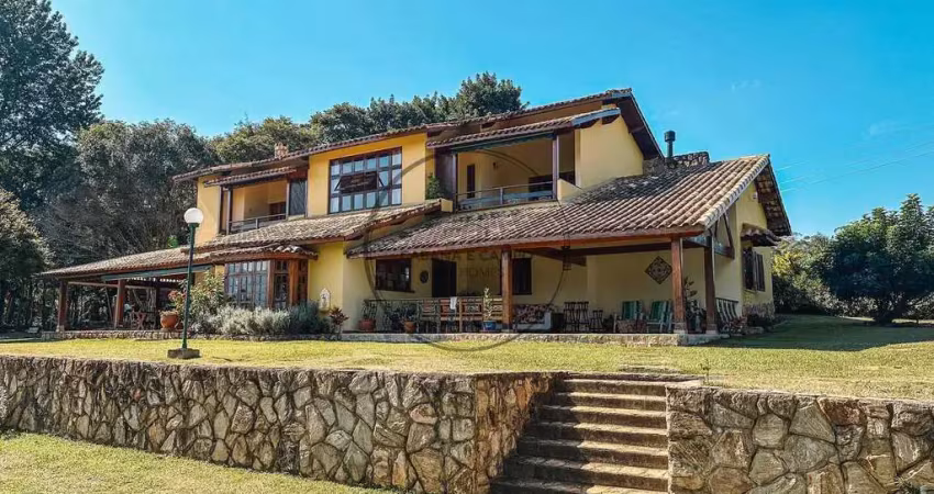Chácara de luxo à venda em piracaia - acesso e vista para represa