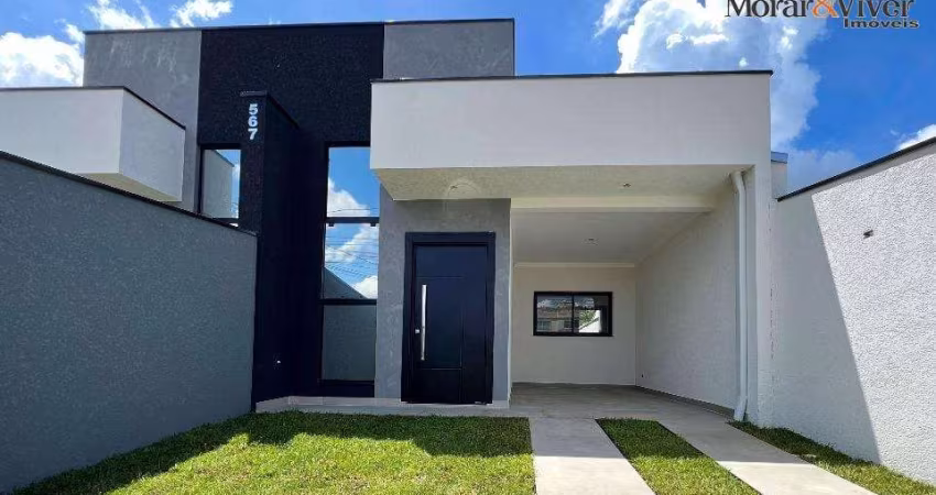 Casa para Venda em São José dos Pinhais, Cruzeiro, 3 dormitórios, 1 suíte, 2 banheiros, 2 vagas