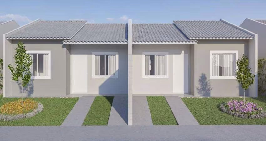 Casa para Venda em São José dos Pinhais, Campo Largo da Roseira, 2 dormitórios, 1 banheiro, 1 vaga