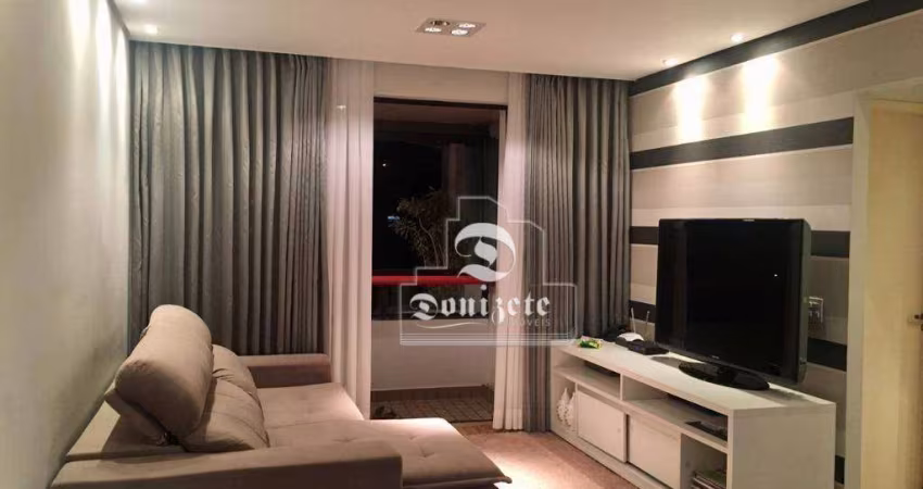 Apartamento com 2 dormitórios à venda, 82 m² por R$ 530.000,00 - Vila Valparaíso - Santo André/SP