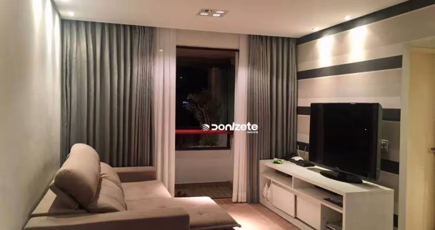 Apartamento com 2 dormitórios à venda, 82 m² por r$ 530.000,00 - vila valparaíso - santo andré/sp
