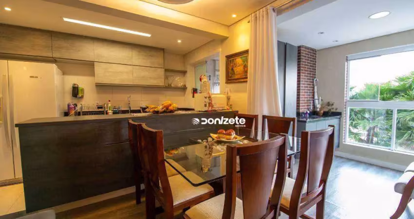 Apartamento com 3 dormitórios à venda, 89 m² por r$ 869.000,00 - vila bastos - santo andré/sp