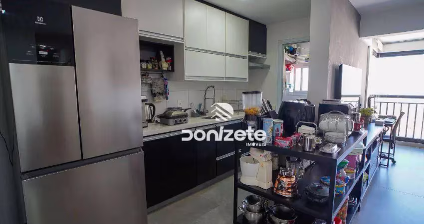 Apartamento com 3 dormitórios à venda, 70 m² por r$ 800.000,00 - jardim - santo andré/sp