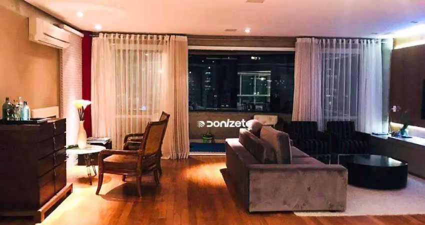 Apartamento com 3 dormitórios à venda, 205 m² por r$ 2.390.000,00 - jardim - santo andré/sp